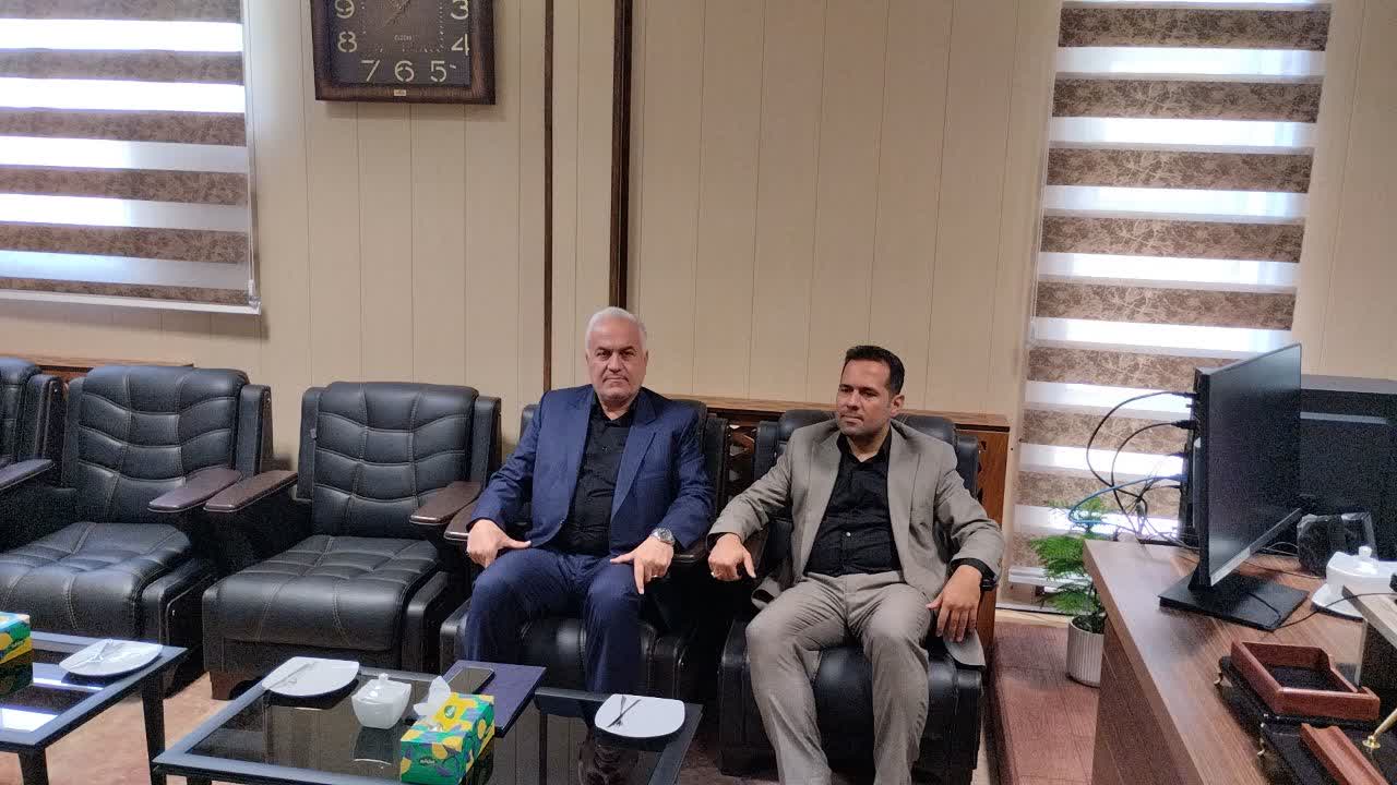 دیدار فرماندار ویژه خوی با رئیس جدید دادگستری این شهرستان