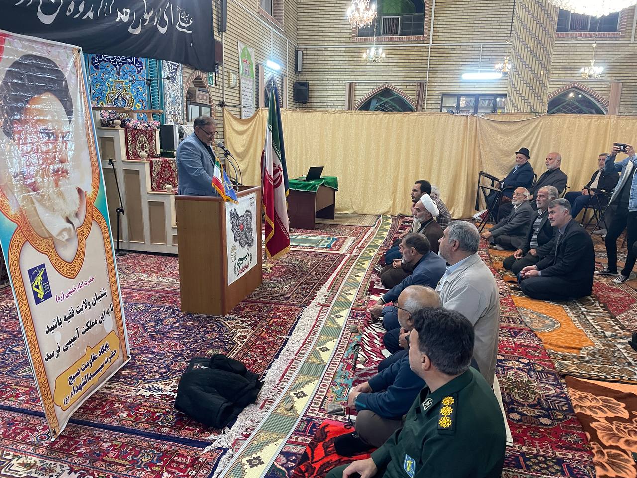 برگزاری مراسم گرامیداشت هفته بسیج در مسجد امام جعفرصادق (ع)