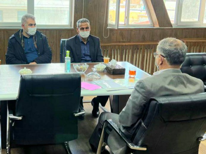 دیدار روسای ادارات جهاد کشاورزی و منابع طبیعی و آبخیرداری با فرماندار ویژه شهرستان خوی