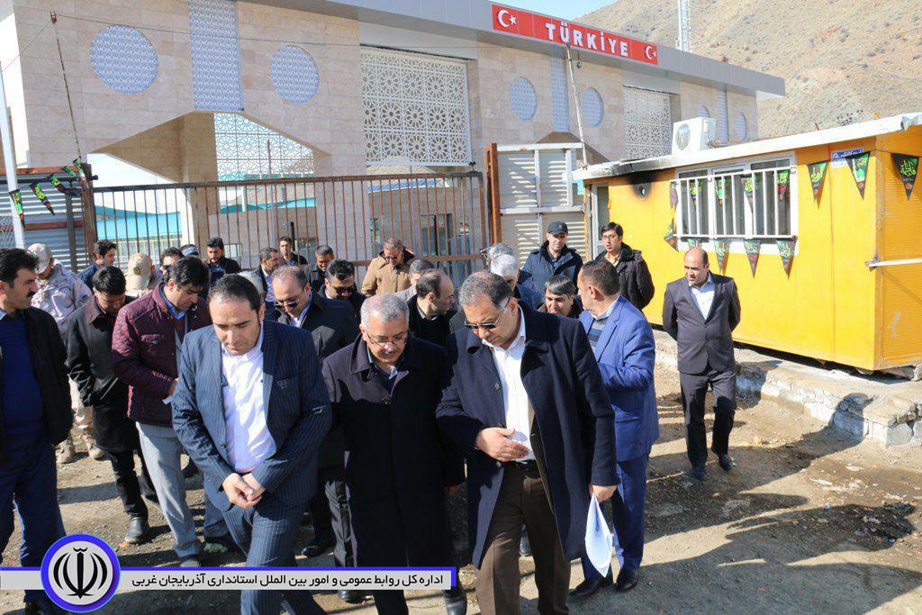 بازدید معاون هماهنگی امور اقتصادی و توسعه منابع استانداری آذربایجان غربی از مرز رازی خوی