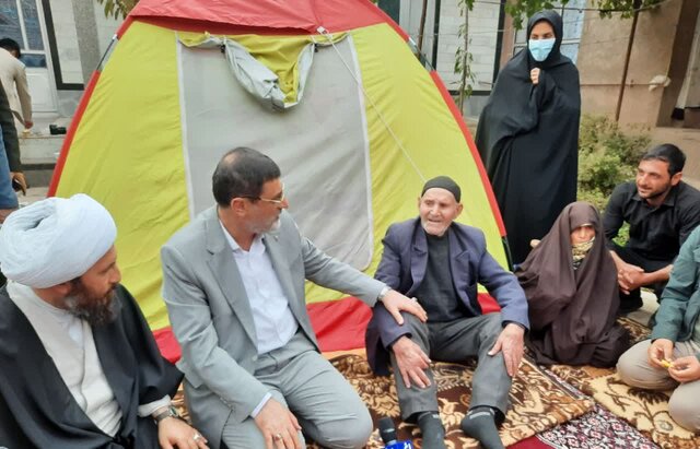 بازدیدمیدانی معاون رییس جمهور و رییس بنیاد شهید و امور ایثارگران از مناطق زلزله زده خوی