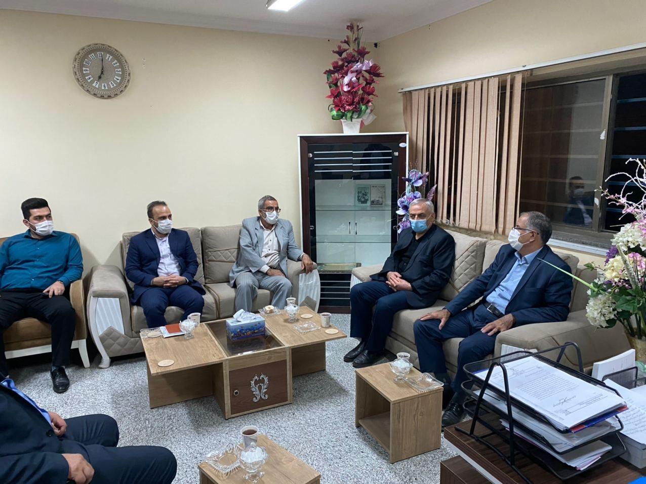 بازدید معاون استاندار و فرماندار ویژه شعرستان خوی از بخشداری فیرورق