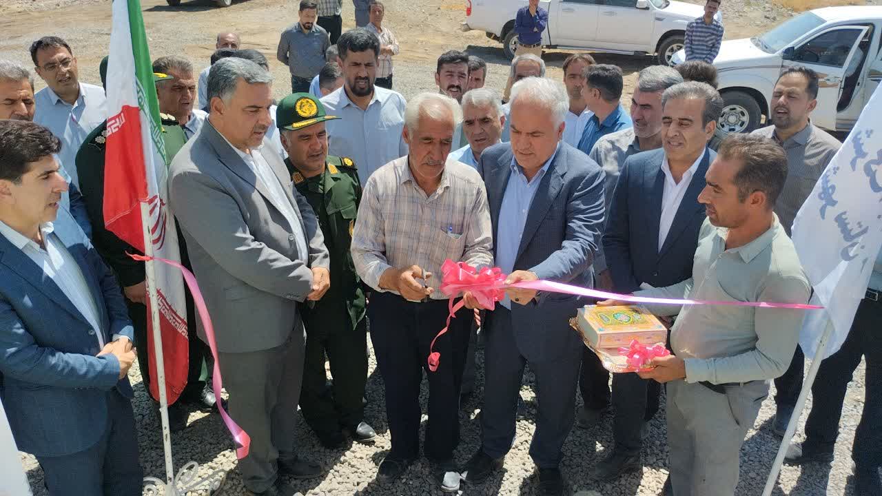 افتتاح طرح تامین آب شرب در روستاهای قیزقلعه و یاریم قیه