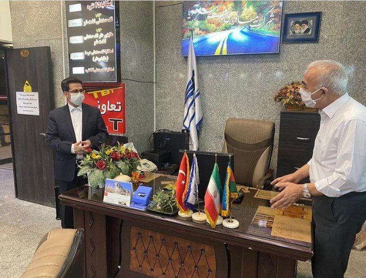 بازدید سرپرست فرمانداری شهرستان خوی از پایانه مسافربری