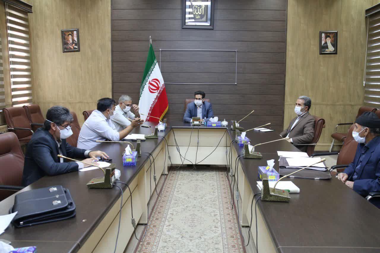 جلسه بررسی رفع اختلاف حدود مرتع بخش صفائیه با حضور تیموری سرپرست فرمانداری شهرستان خوی