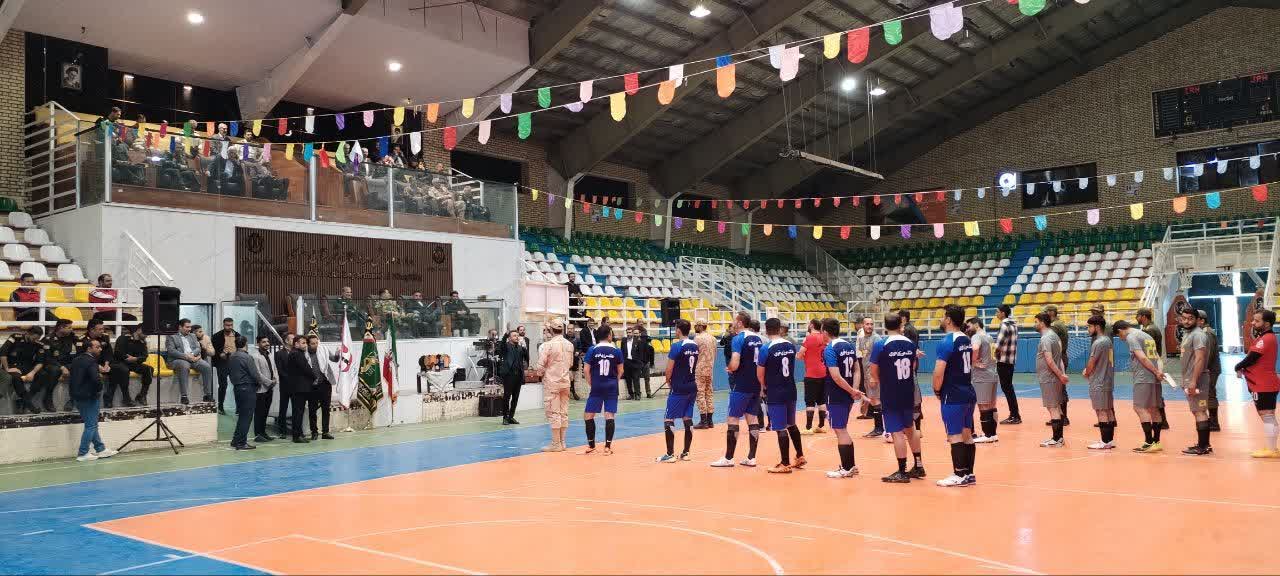 آغاز مسابقات فوتسال نیروهای مسلح در خوی با حضور فرماندار ویژه خوی