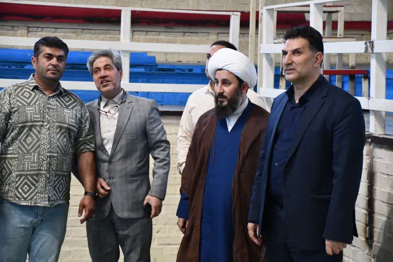 بازدید فرماندار ویژه شهرستان خوی از روند آمادهسازی سالن 2 هزار نفری شهید چمران
