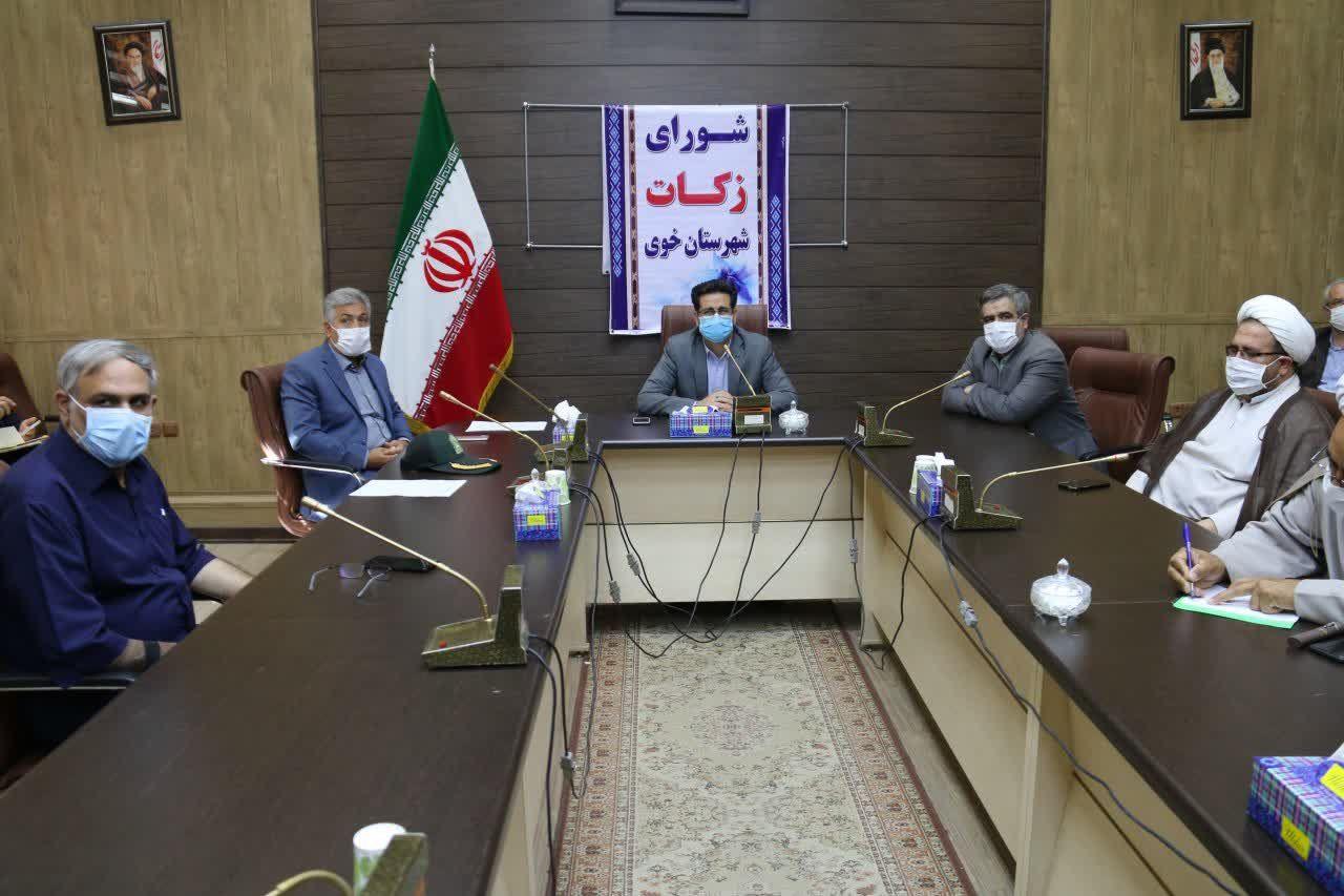 برگزاری جلسه شورای زکات با حضور سرپرست فرمانداری خوی