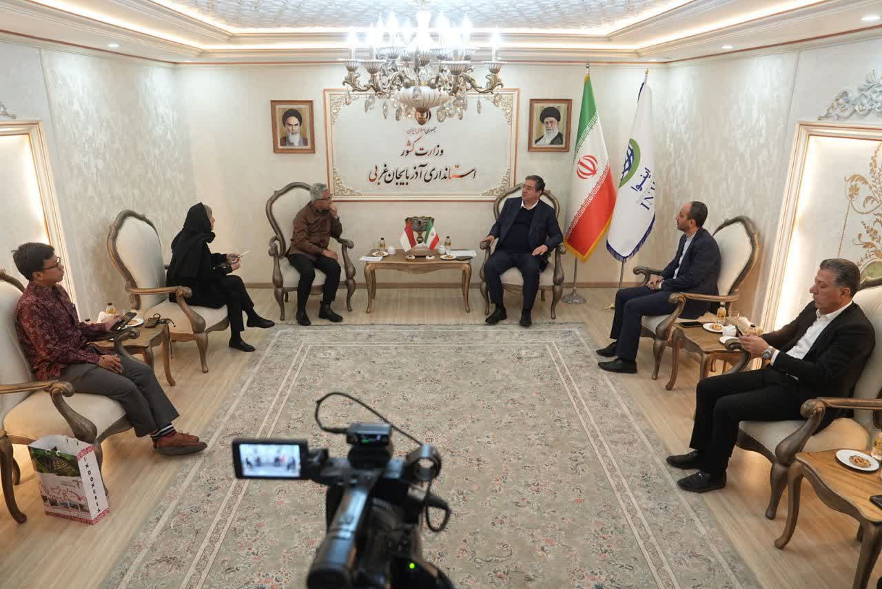 دیدار سفیر اندونزی در ایران با استاندار آذربایجان‌غربی