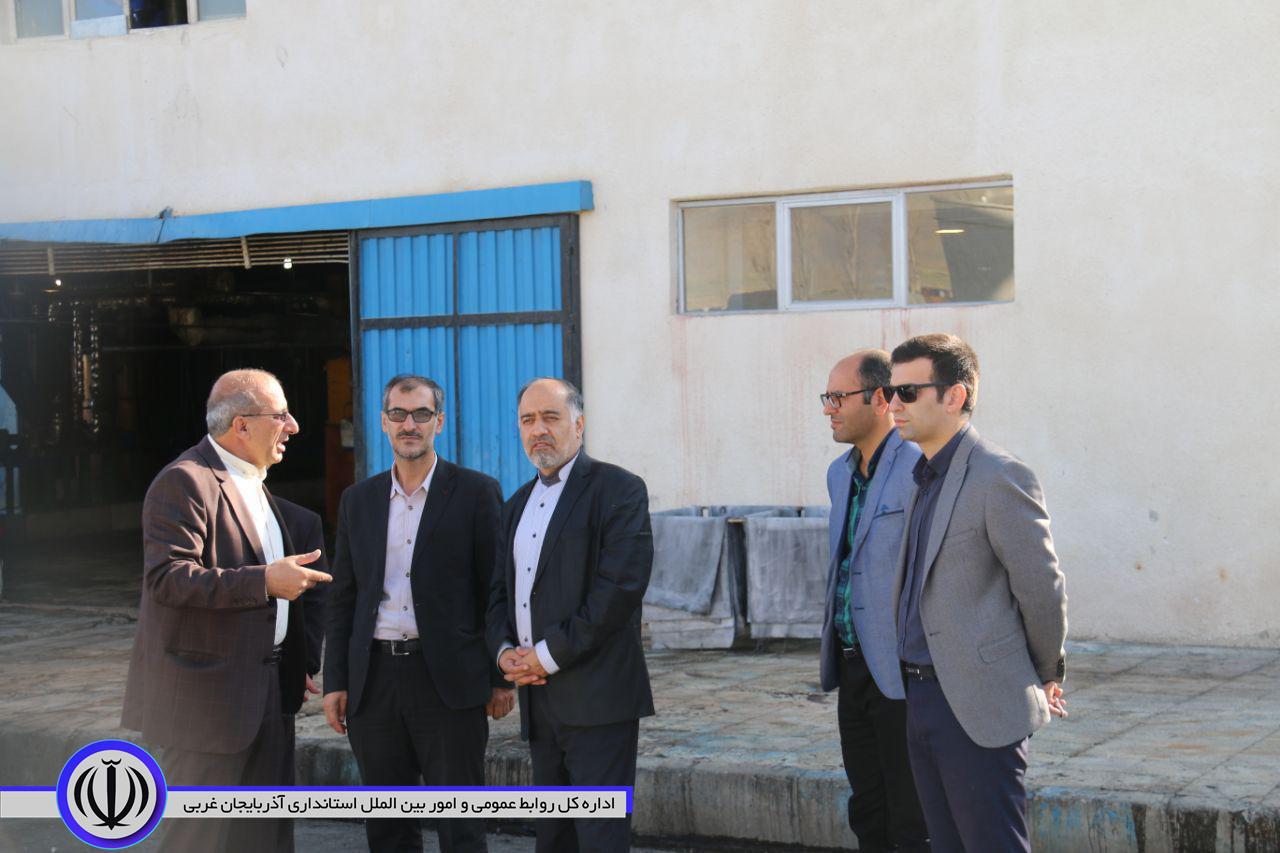 بازدید فرماندار شهرستان خوی از کارخانه الند شیمی