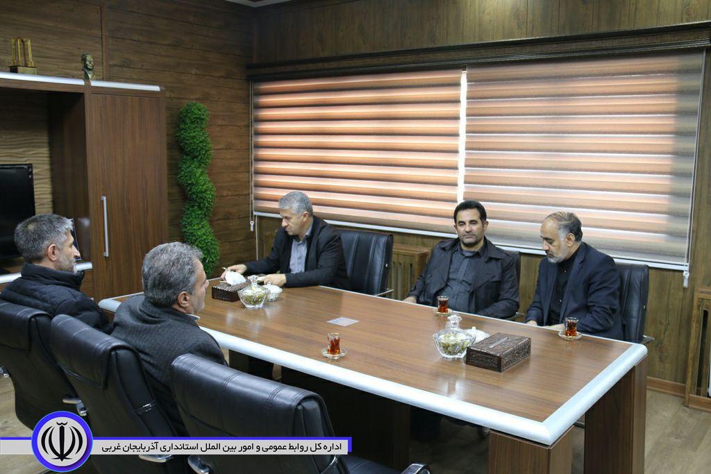 دیدار مدیر کل آموزش فنی و حرفهای استان آذربایجان غربی با فرماندار شهرستان خوی