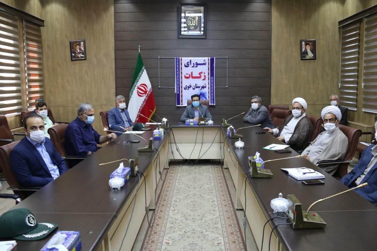 برگزاری جلسه شورای زکات با حضور سرپرست فرمانداری خوی