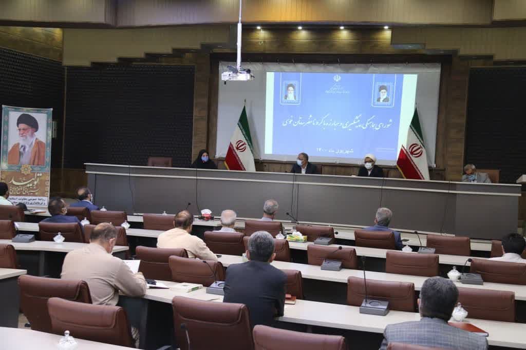 برگزاری جلسه شورای هماهنگی، پیشگیری و مبارزه با کرونا شهرستان خوی