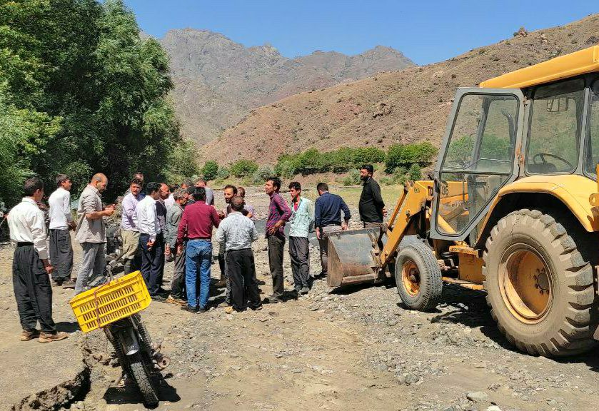 بازدید بخشدار فیرورق از روستای داش پسک