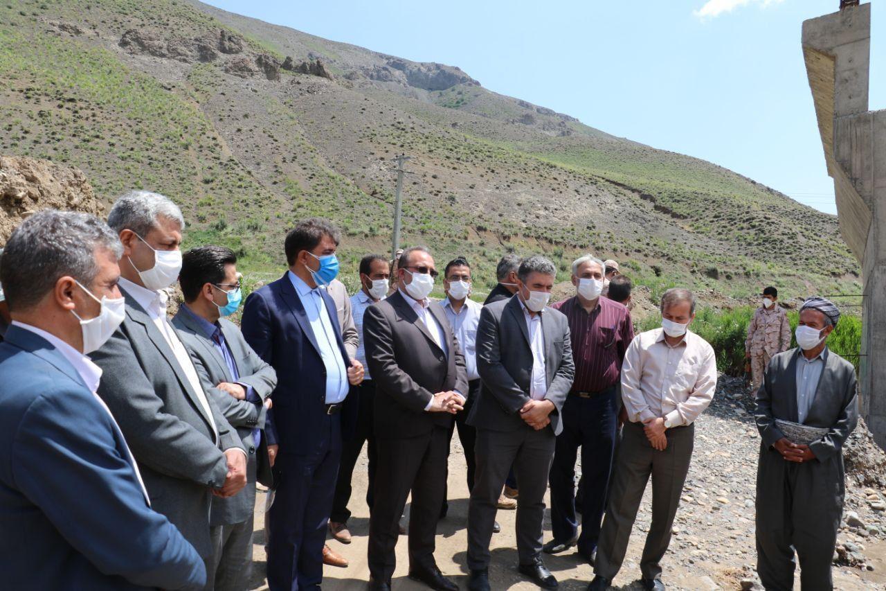 بازدید سرپرست فرمانداری ویژه شهرستان خوی از محورهای روستایی دهستان الند بخش صفائیه