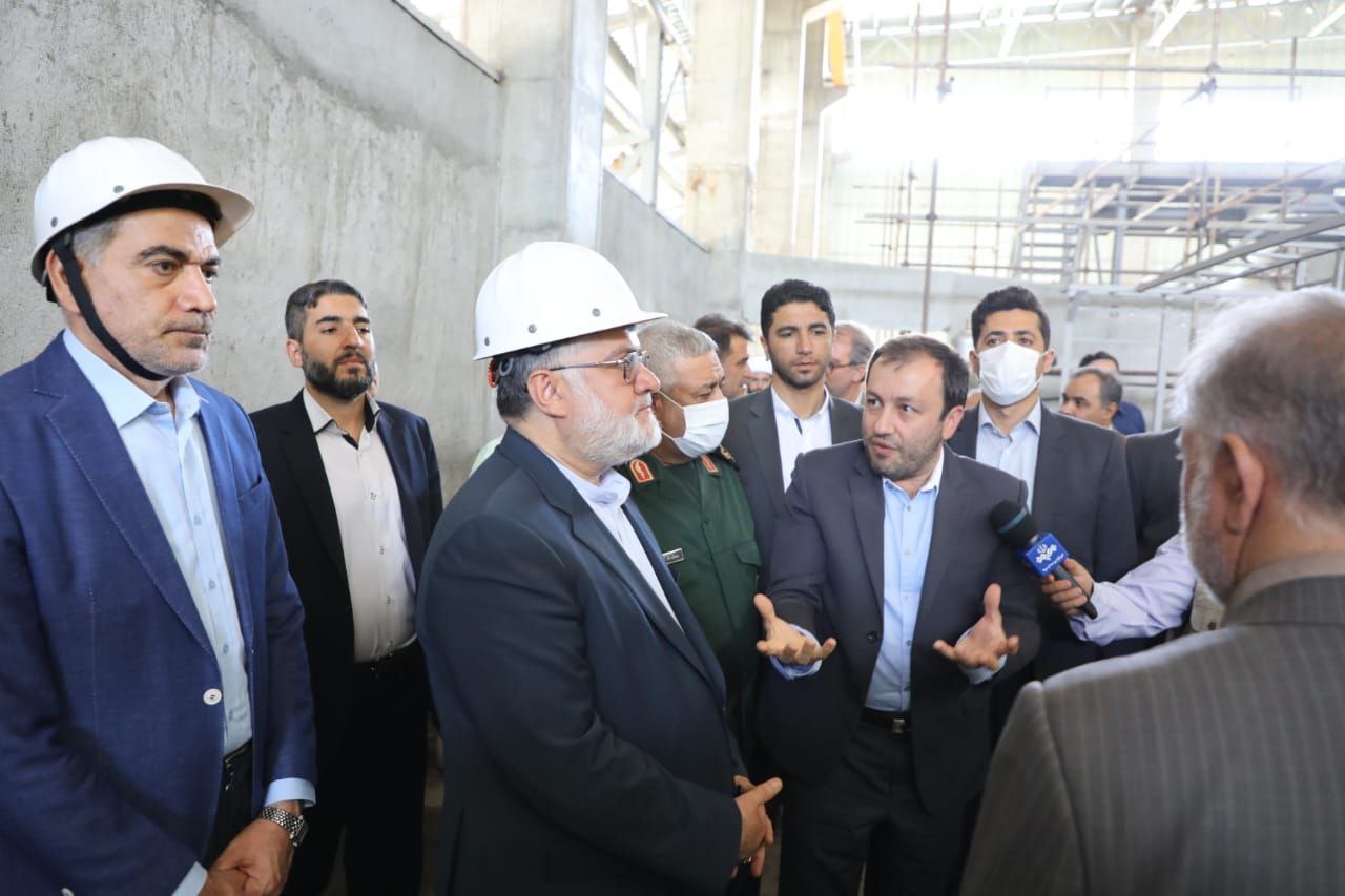 بازدید استاندار آذربایجانغربی از روند احداث کارخانه تولید سیلیکون