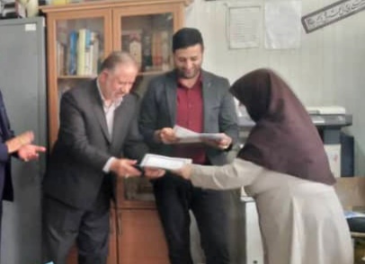 تجلیل فرماندار خوی از فرهنگیان بخش قطور