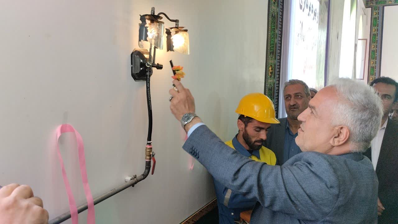 بهره‌برداری از پروژه گازرسانی به قارنجه و سکتلو