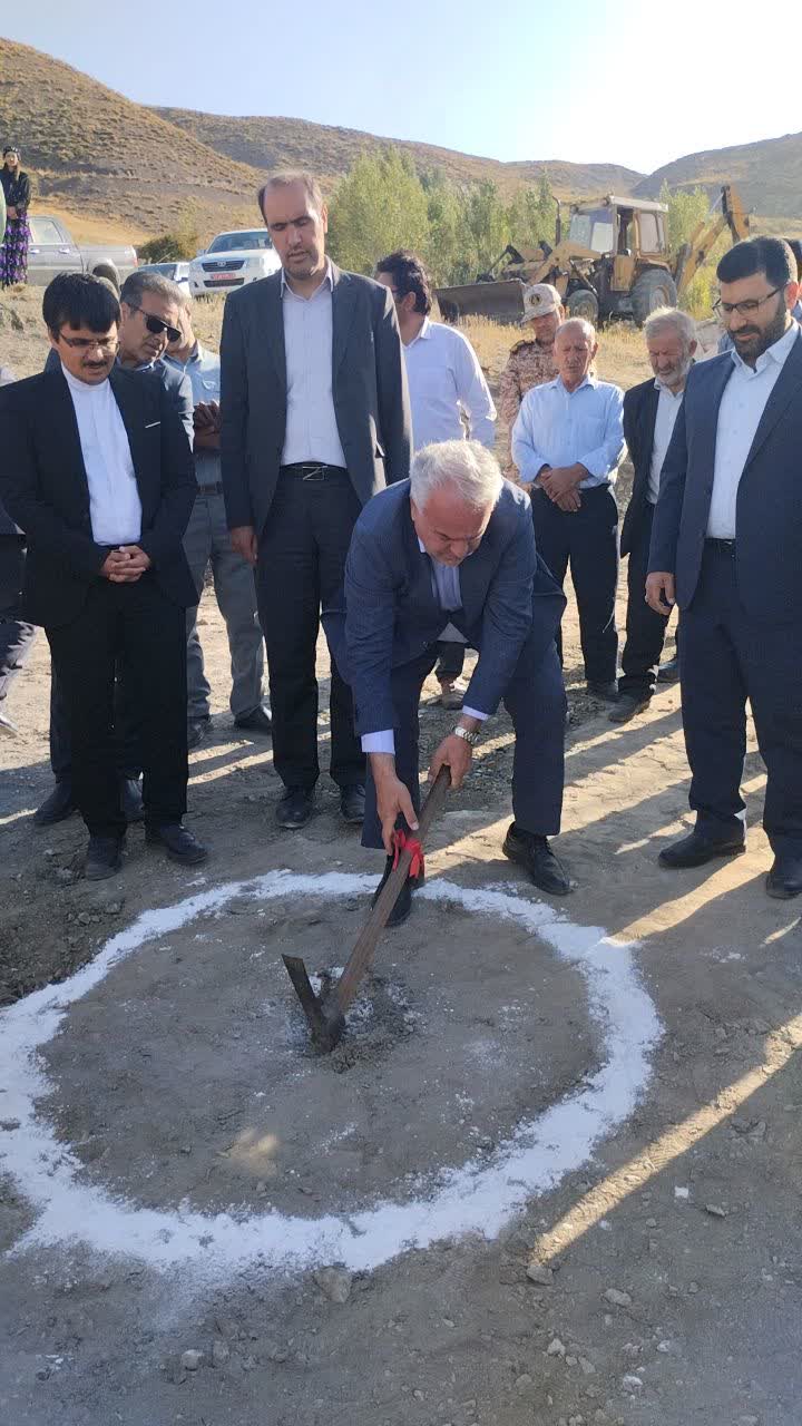 کلنگزنی پروژه آبرسانی روستای قشلاق تاریمیش قطور